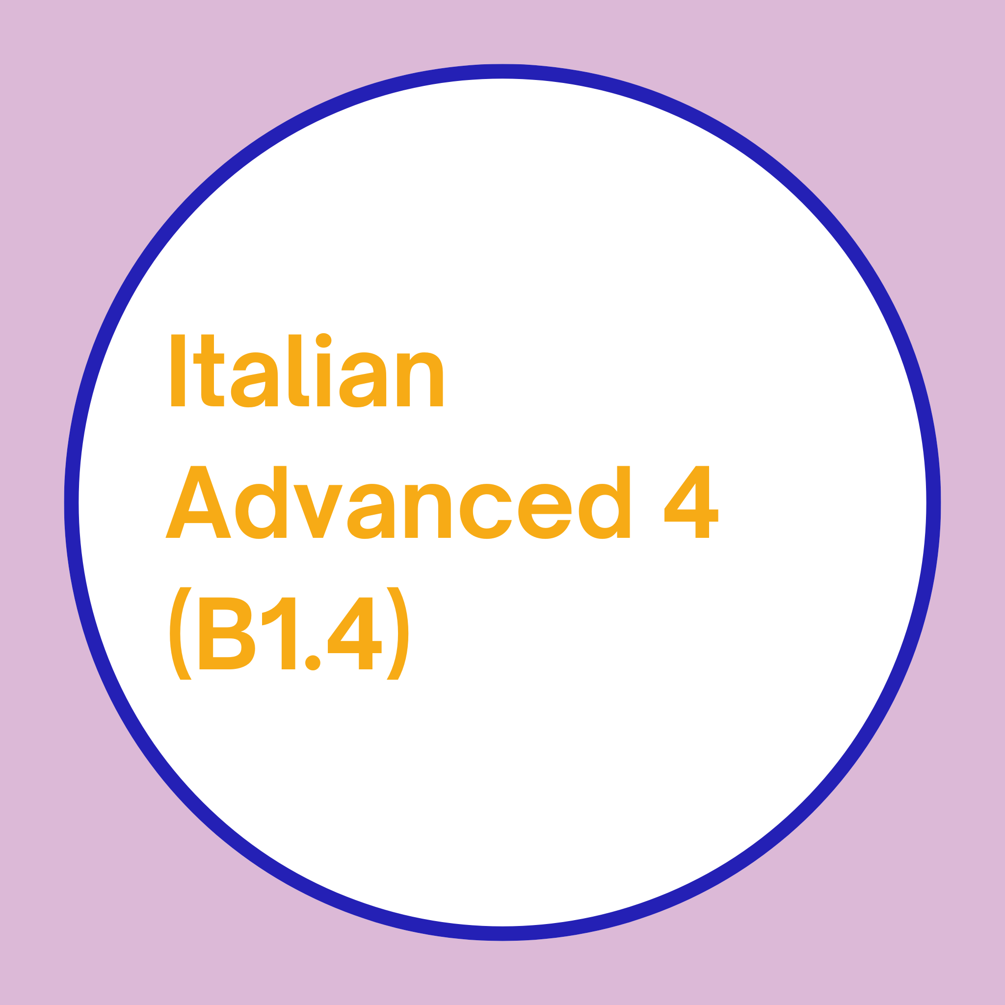 Advanced Italian Course for Adults Melbourne - inLanguage Boutique