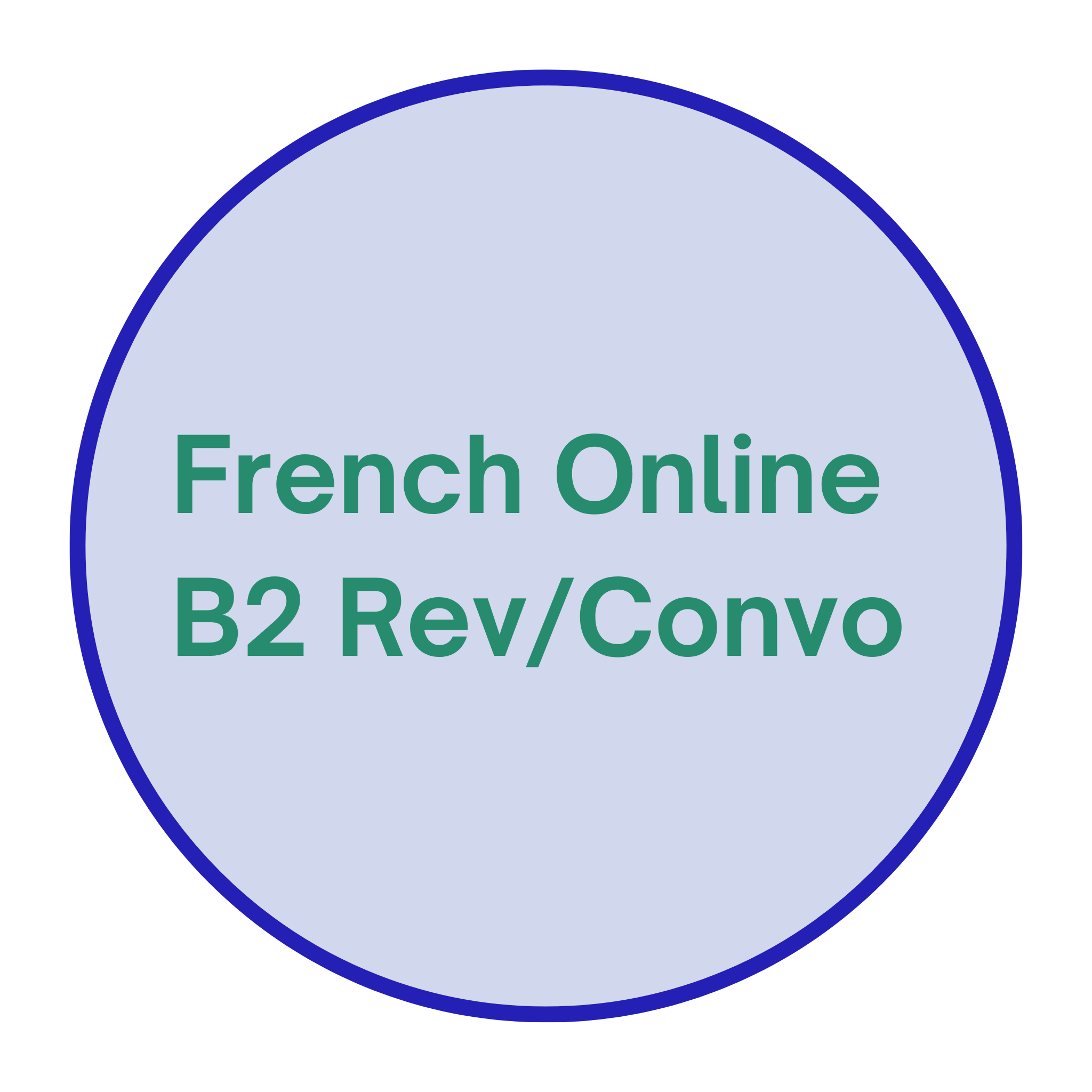 French Online Language Course - B2 Conversation and Revision.