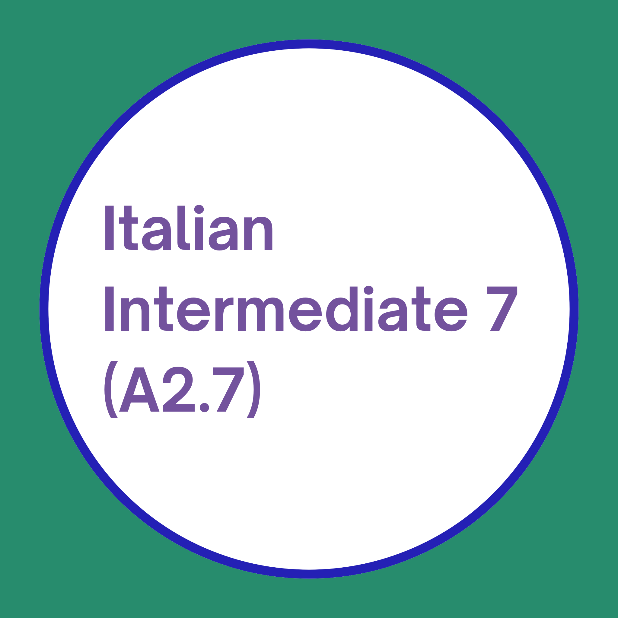 Italian A2 Intermediate 7 - Language Course Melbourne - ILB Italian