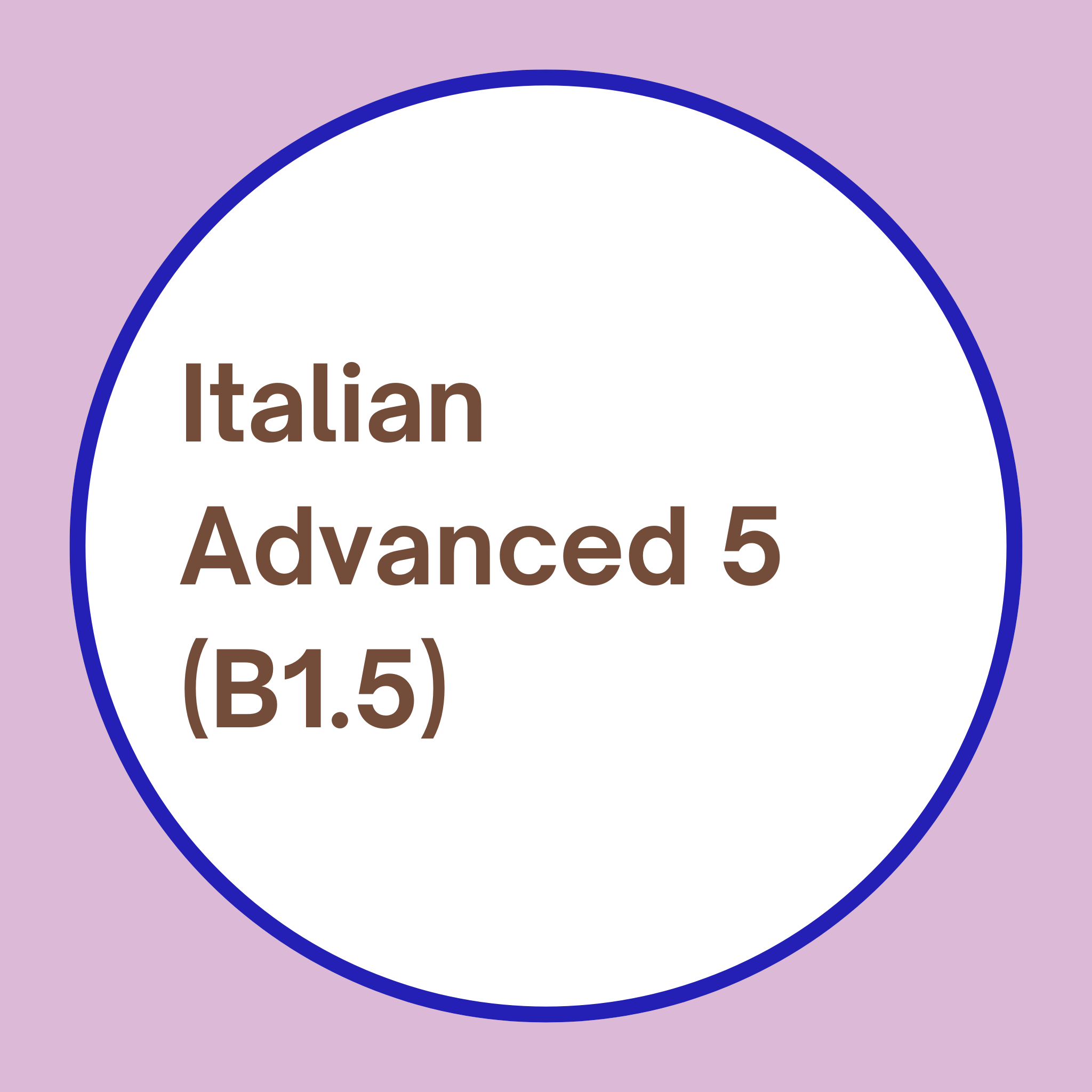 Italian B1 Language Course - Learn Italian Melbourne