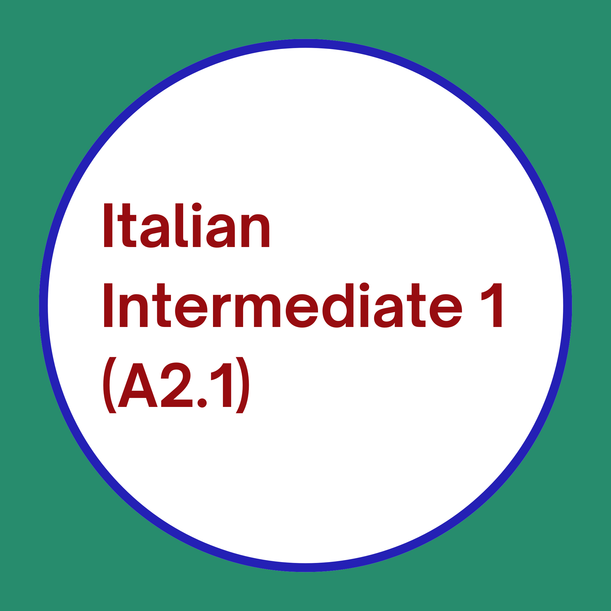 Italian Intermediate 1 - A2 Italian Course - inLanguage Boutique Melbourne