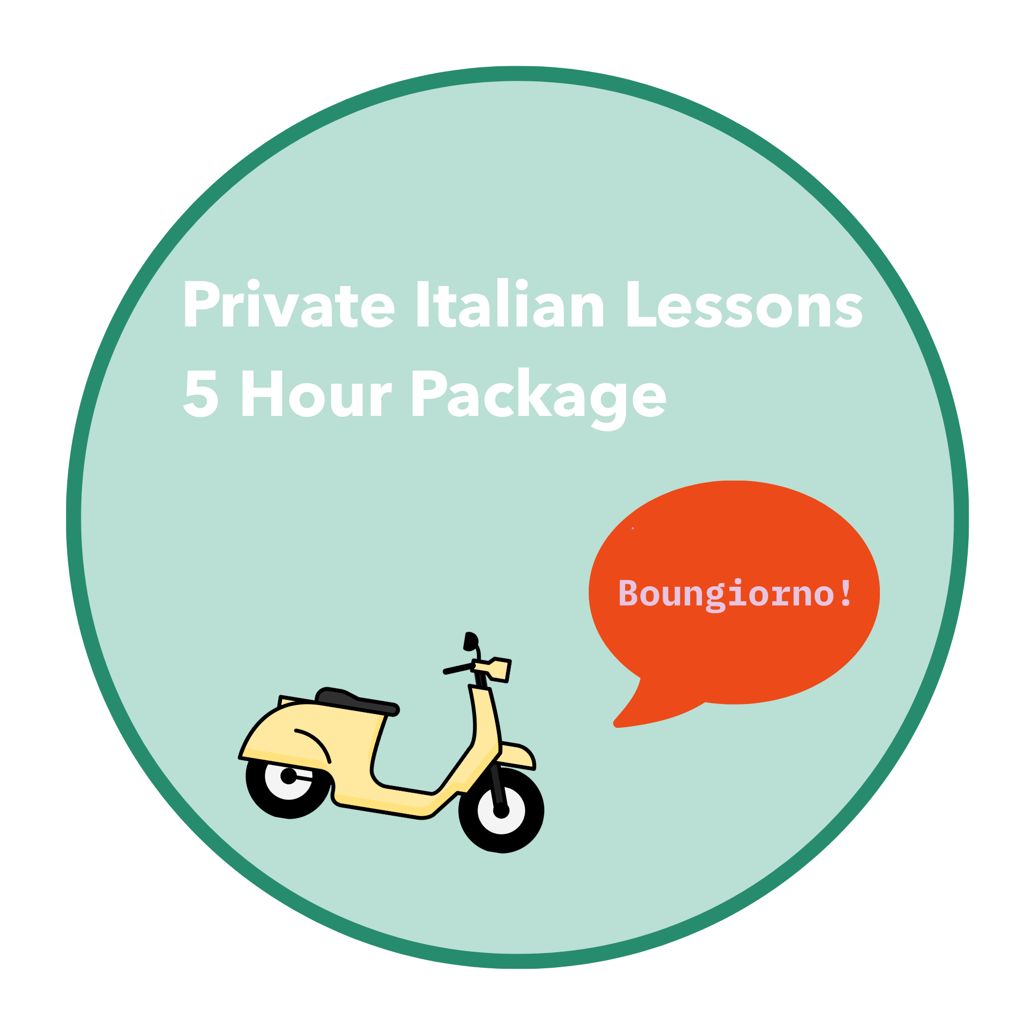 Italian Private Lessons - 5 hour package - inLanguage Boutique Melbourne