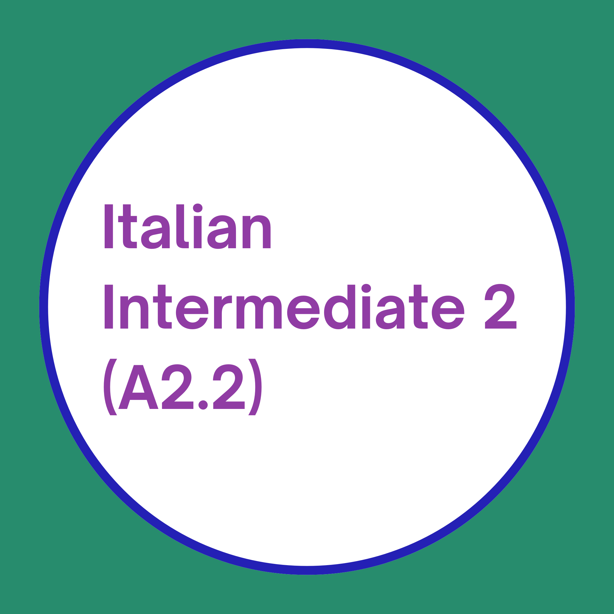 Italian intermediate language Course melbourne - INt. 2 A2 inLanguage Boutique