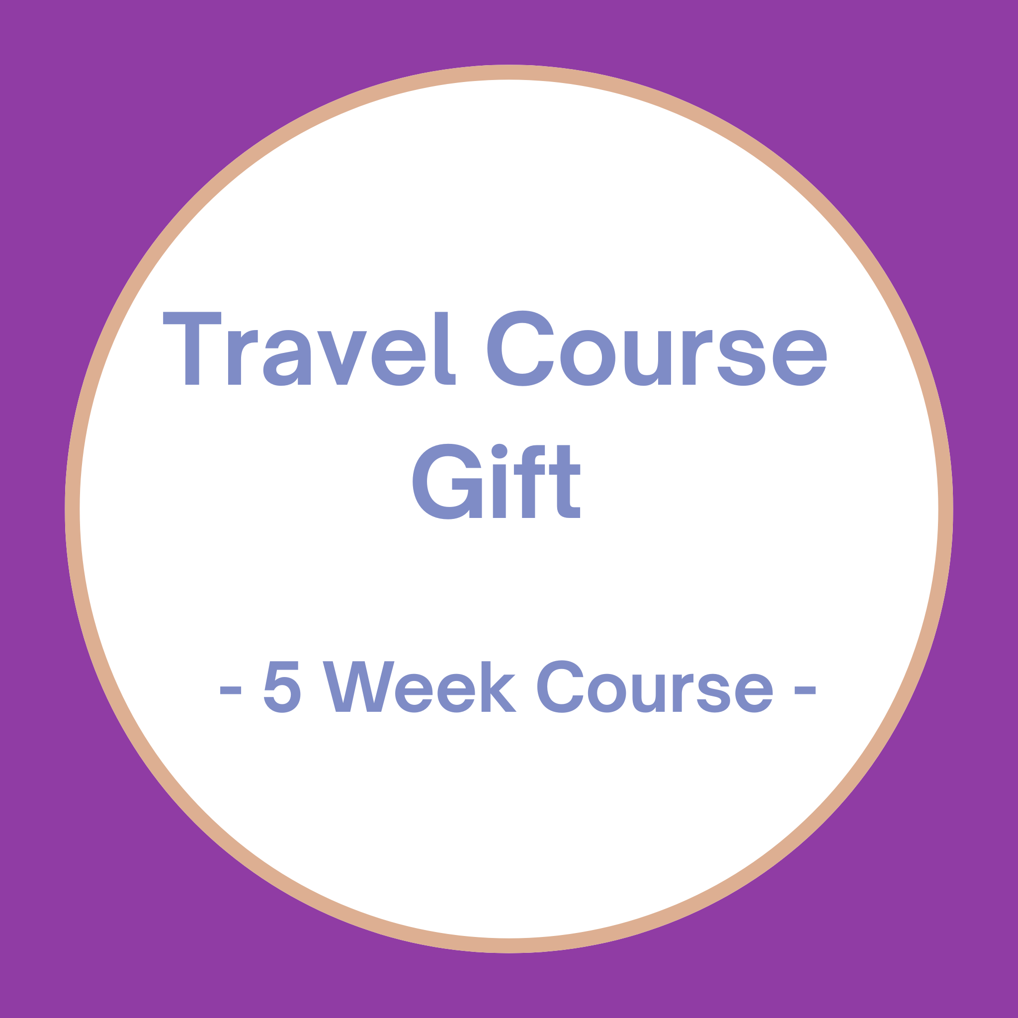 Travel Language Course Gift. inLanguage Boutique. French Italian Spanish